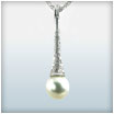 18ct White Gold Pearl and Diamond