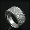 18ct White Gold Diamond set Half Eternity